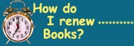 Renew Your Books Renew Your Books